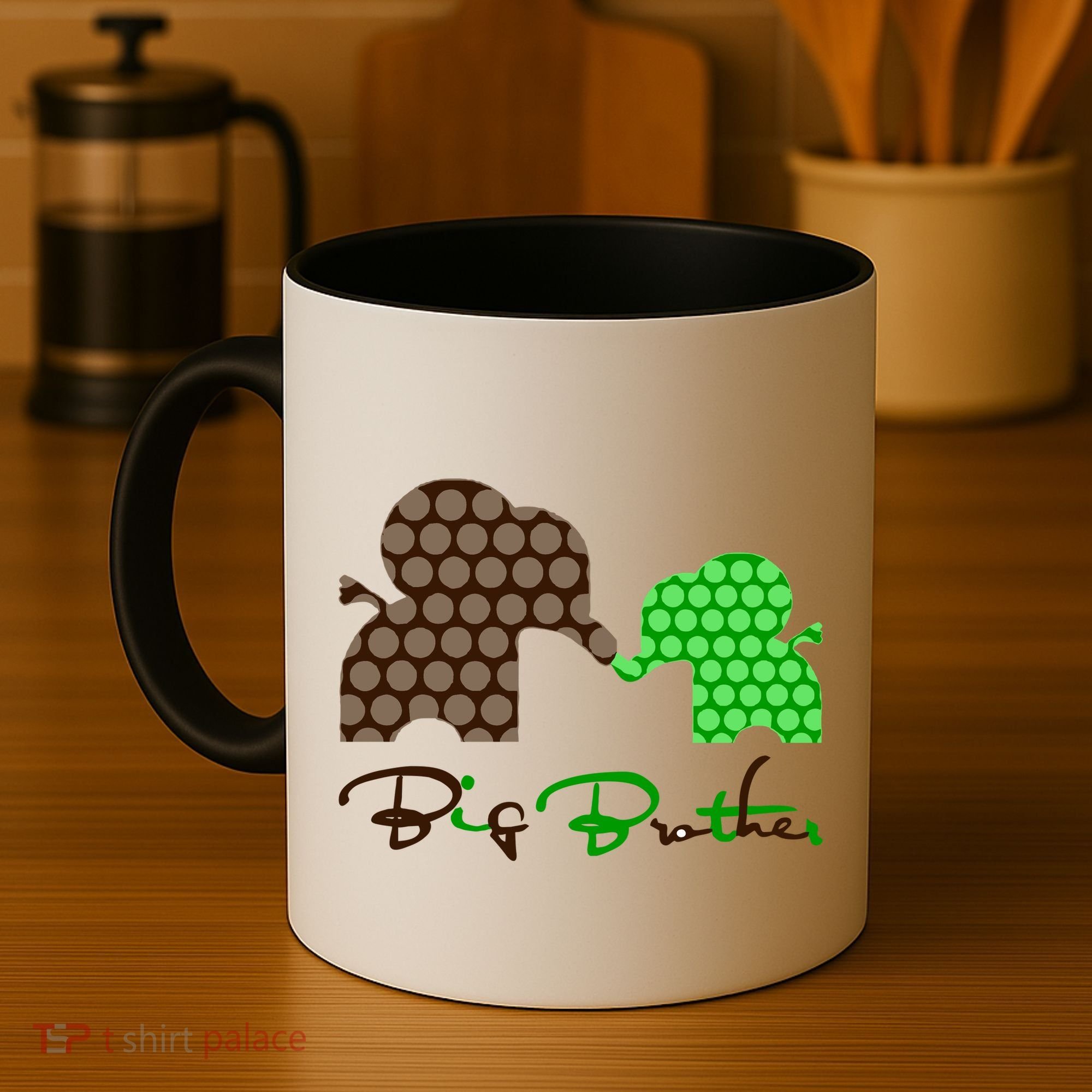 Big Brother Elephant Family Coffee Mug