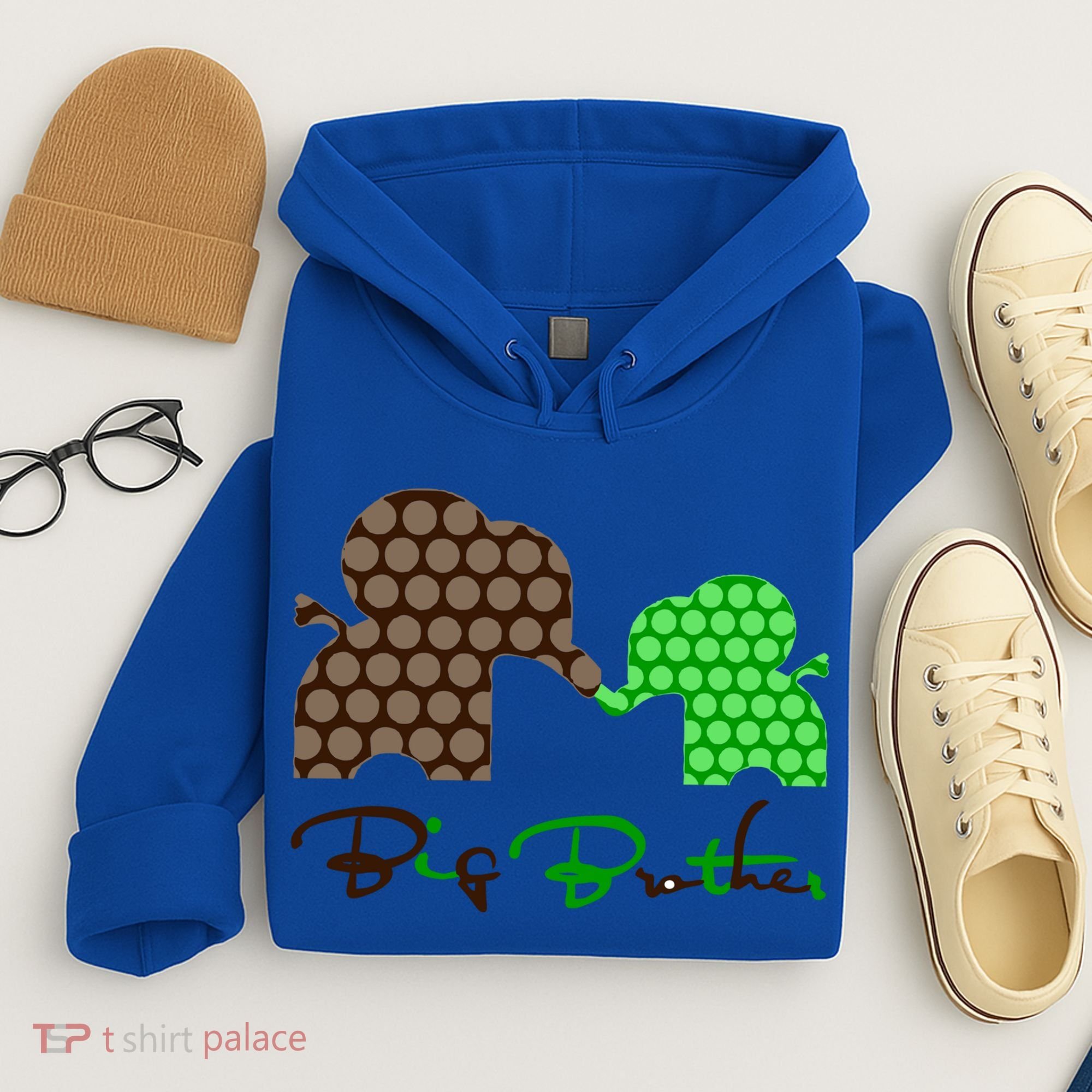 Big Brother Elephant Family Hoodie