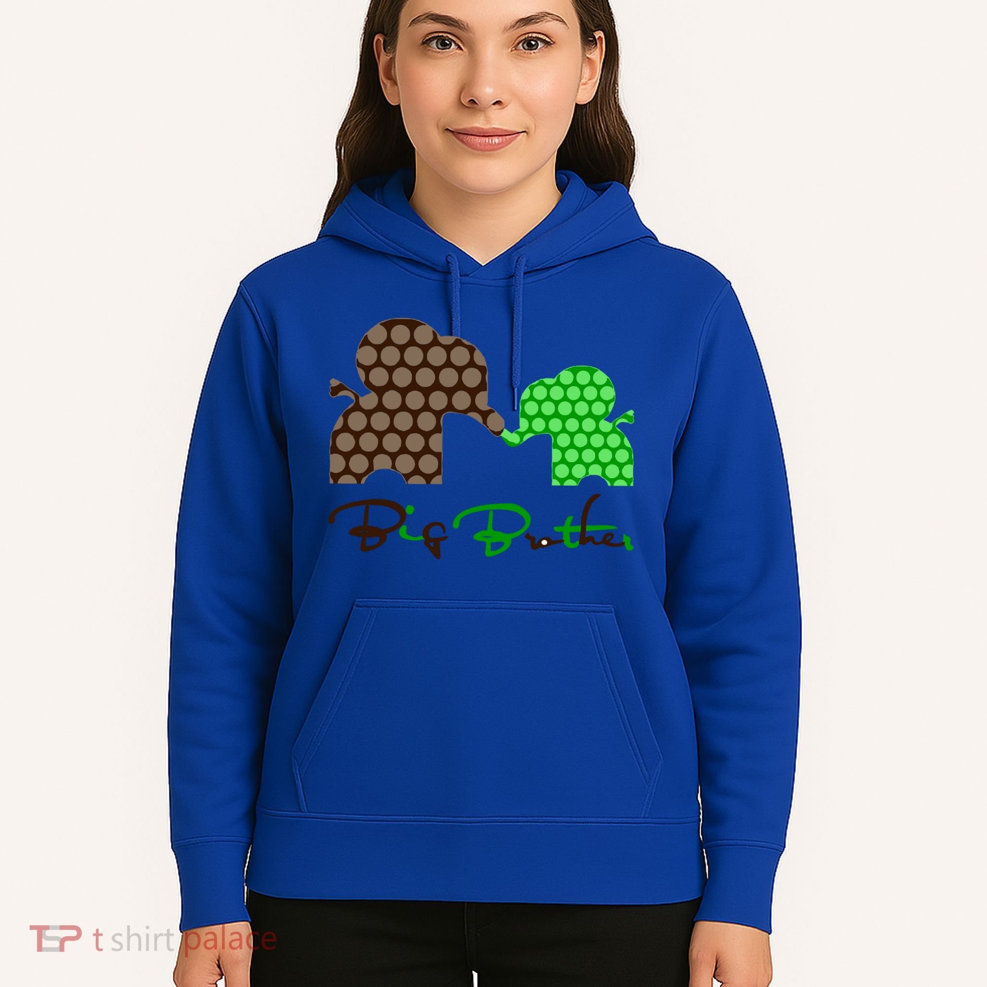 Big Brother Elephant Family Hoodie
