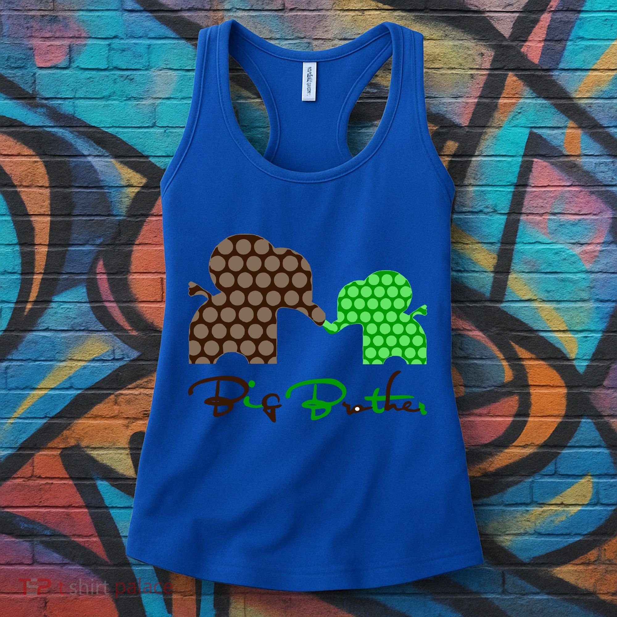 Big Brother Elephant Family Women's Tank Top