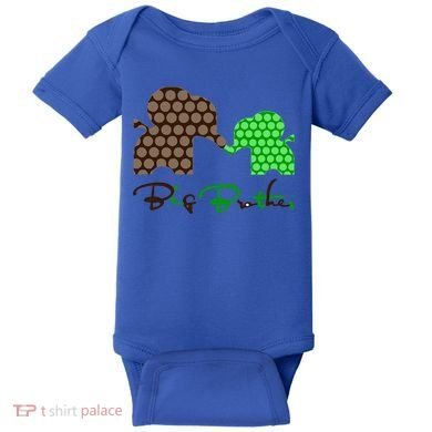 Big Brother Elephant Family Baby Bodysuit