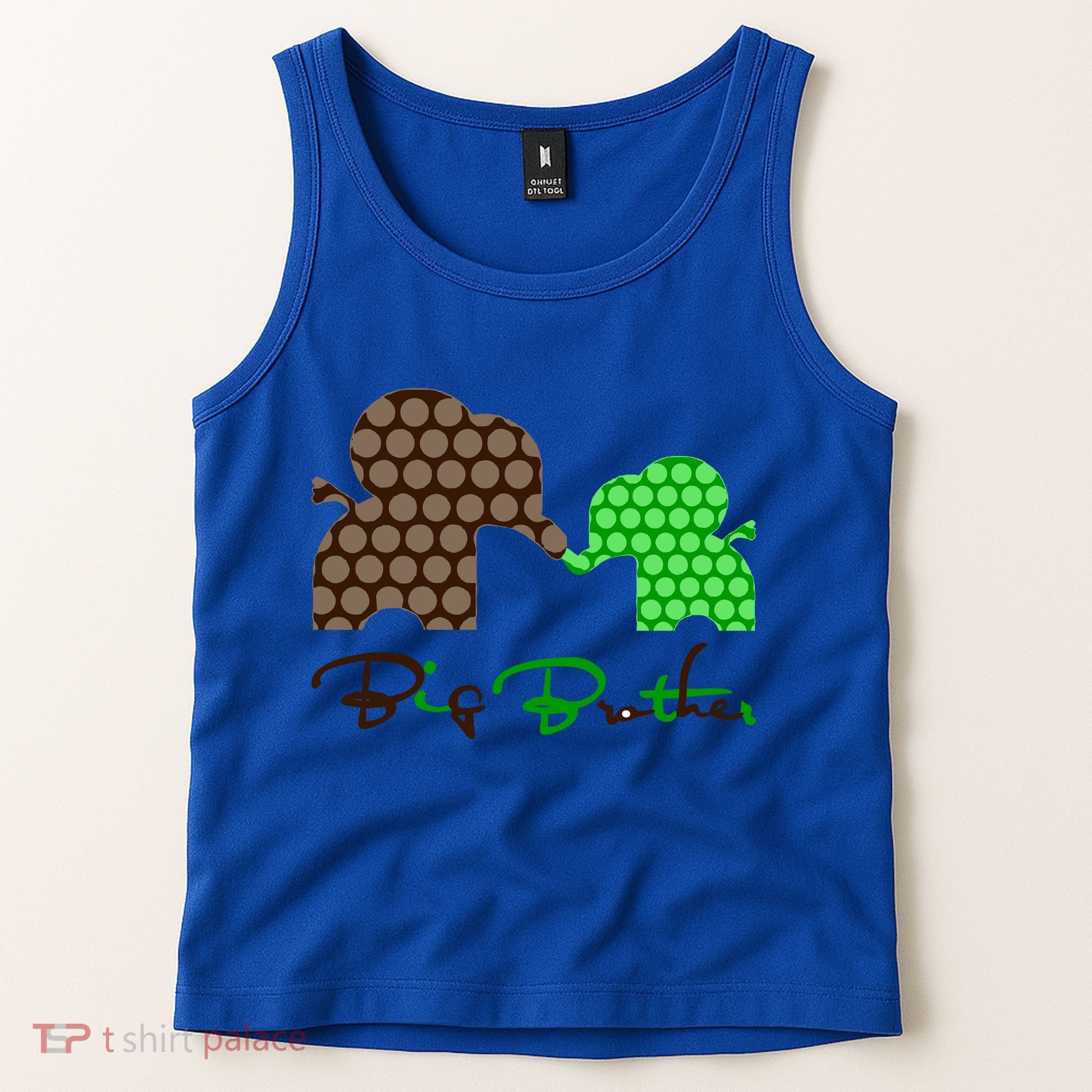 Big Brother Elephant Family Tank Top