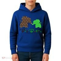 Big Brother Elephant Family Kids Hoodie thumb 4