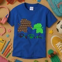 Big Brother Elephant Family Kids T-Shirt thumb 3