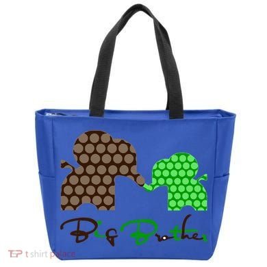 Big Brother Elephant Family Tote Bag