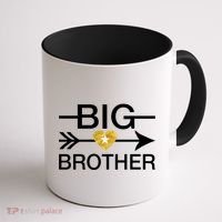 Big Brother Gold Heart Arrow Coffee Mug thumb 1