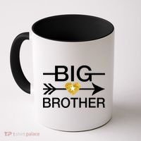 Big Brother Gold Heart Arrow Coffee Mug thumb 0