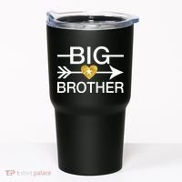 Big Brother Gold Heart Arrow Tumbler thumb 0