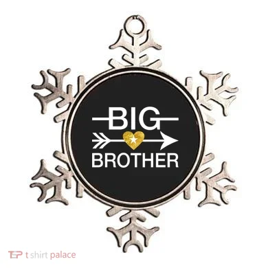 Big Brother Gold Heart Arrow Ornament