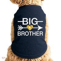 Big Brother Gold Heart Arrow Doggie Tank thumb 0