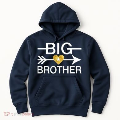 Big Brother Gold Heart Arrow Hoodie