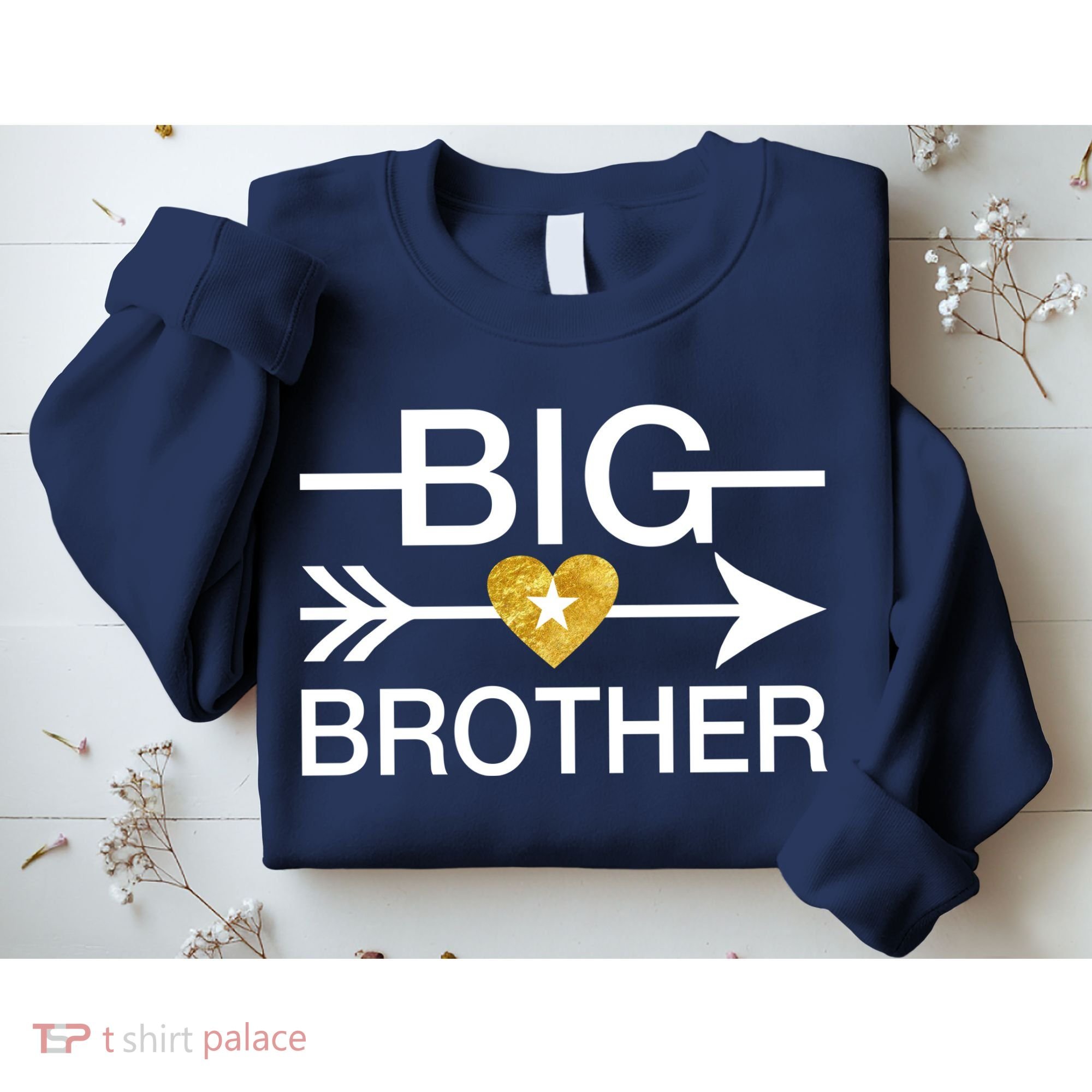 Big Brother Gold Heart Arrow Sweatshirt