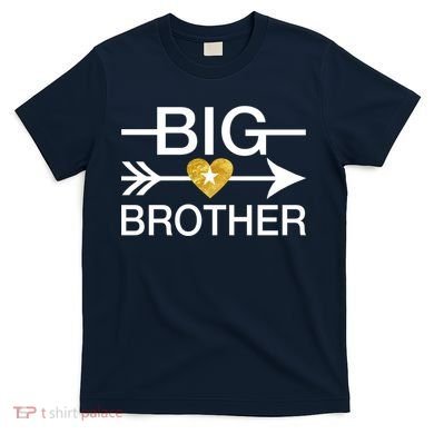 Big Brother Gold Heart Arrow T-Shirt