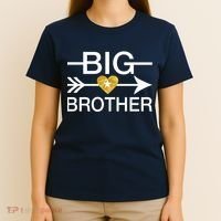 Big Brother Gold Heart Arrow T-Shirt thumb 4
