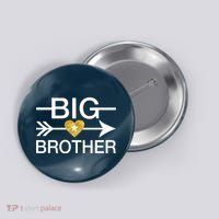 Big Brother Gold Heart Arrow Button thumb 0