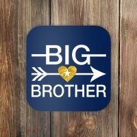 Big Brother Gold Heart Arrow Coaster thumb 0