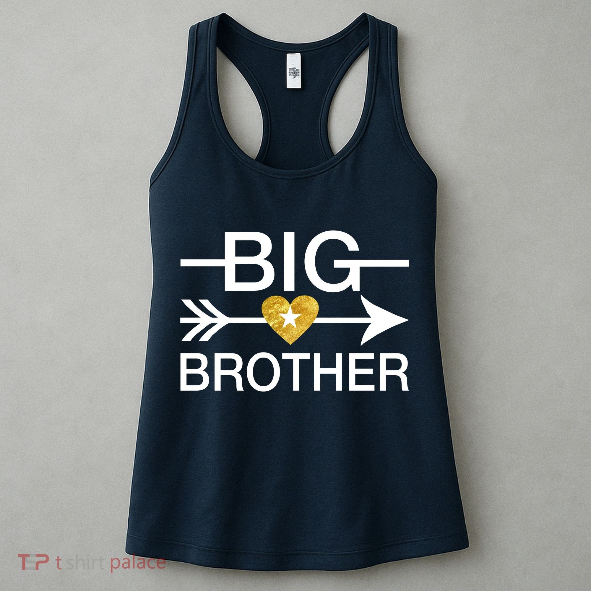Big Brother Gold Heart Arrow Women's Tank Top