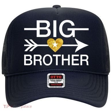 Big Brother Gold Heart Arrow Hat