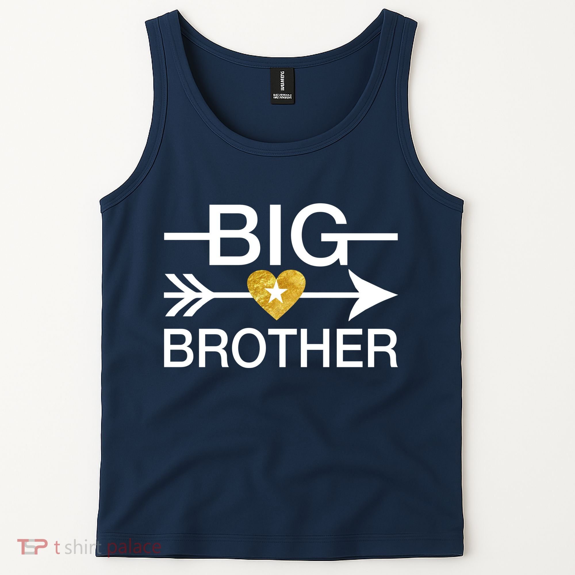 Big Brother Gold Heart Arrow Tank Top