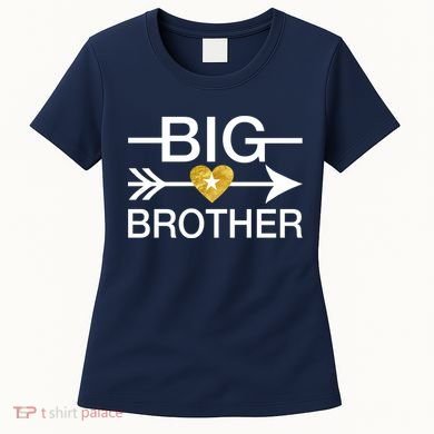 Big Brother Gold Heart Arrow Women's T-Shirt