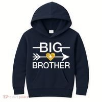 Big Brother Gold Heart Arrow Kids Hoodie thumb 0