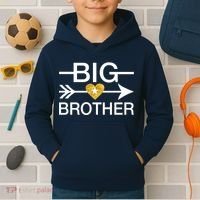 Big Brother Gold Heart Arrow Kids Hoodie thumb 2