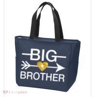 Big Brother Gold Heart Arrow Tote Bag thumb 3