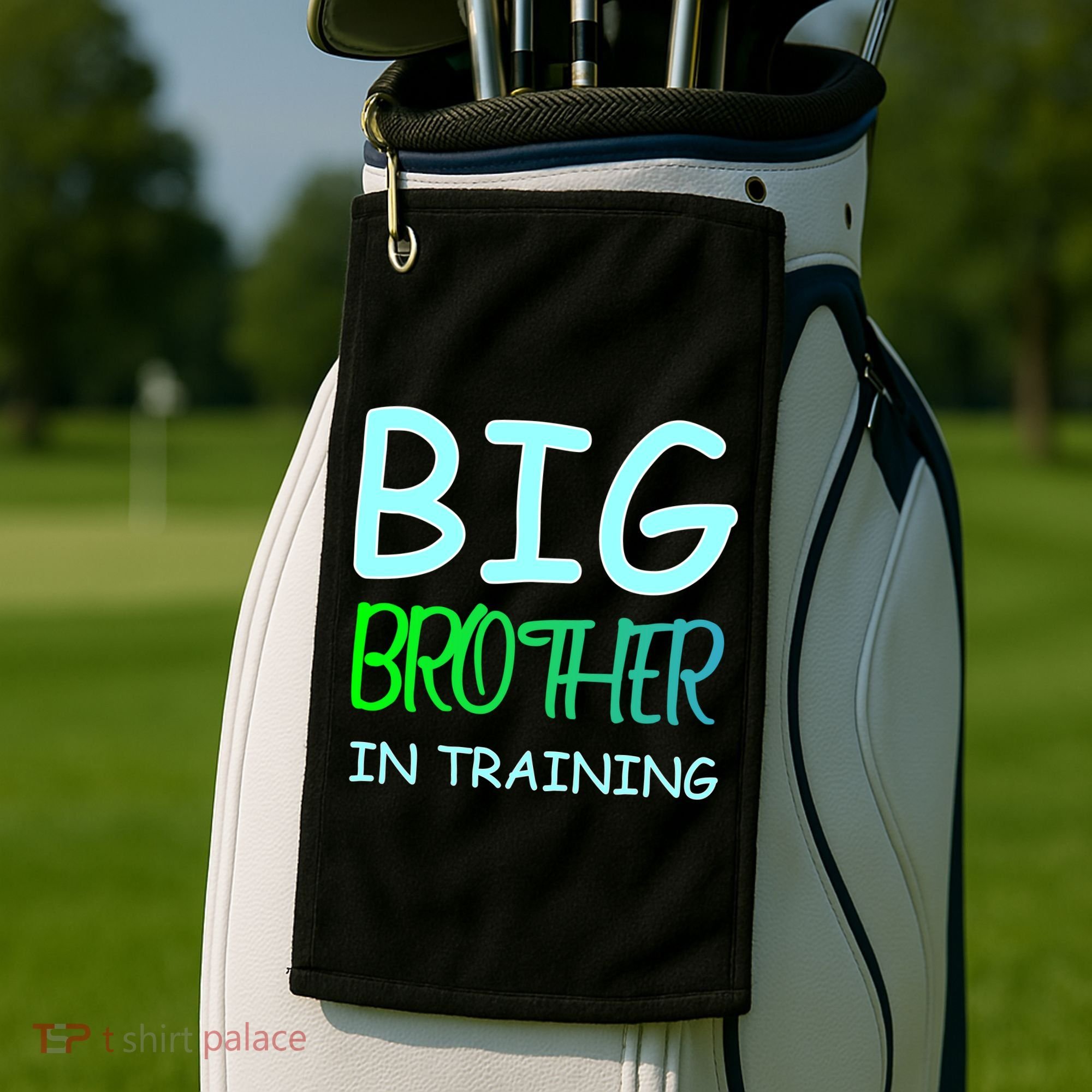 Big Brother In Training Golf Towel