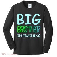 Big Brother In Training Kids Long Sleeve Shirt thumb 0