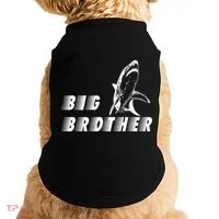 Big Brother Shark Funny Bro Doggie Tank thumb 0