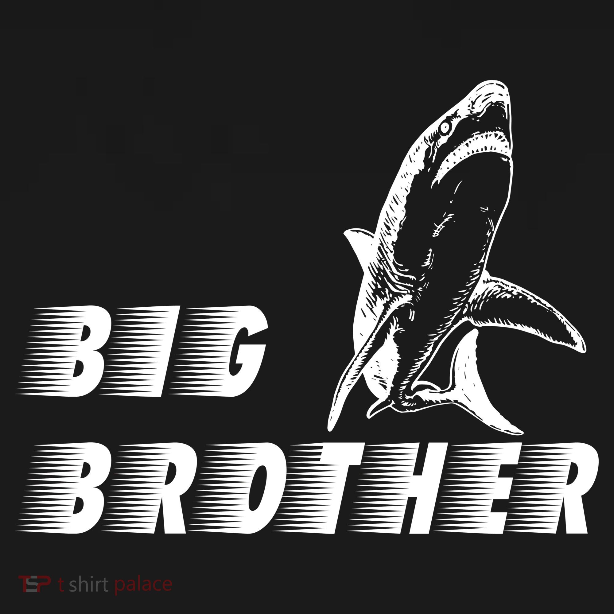 Big Brother Shark Funny Bro USA-Made Doggie Bandana