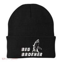 Big Brother Shark Funny Bro Beanie thumb 0