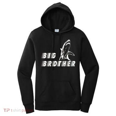 Big Brother Shark Funny Bro Women's Hoodie