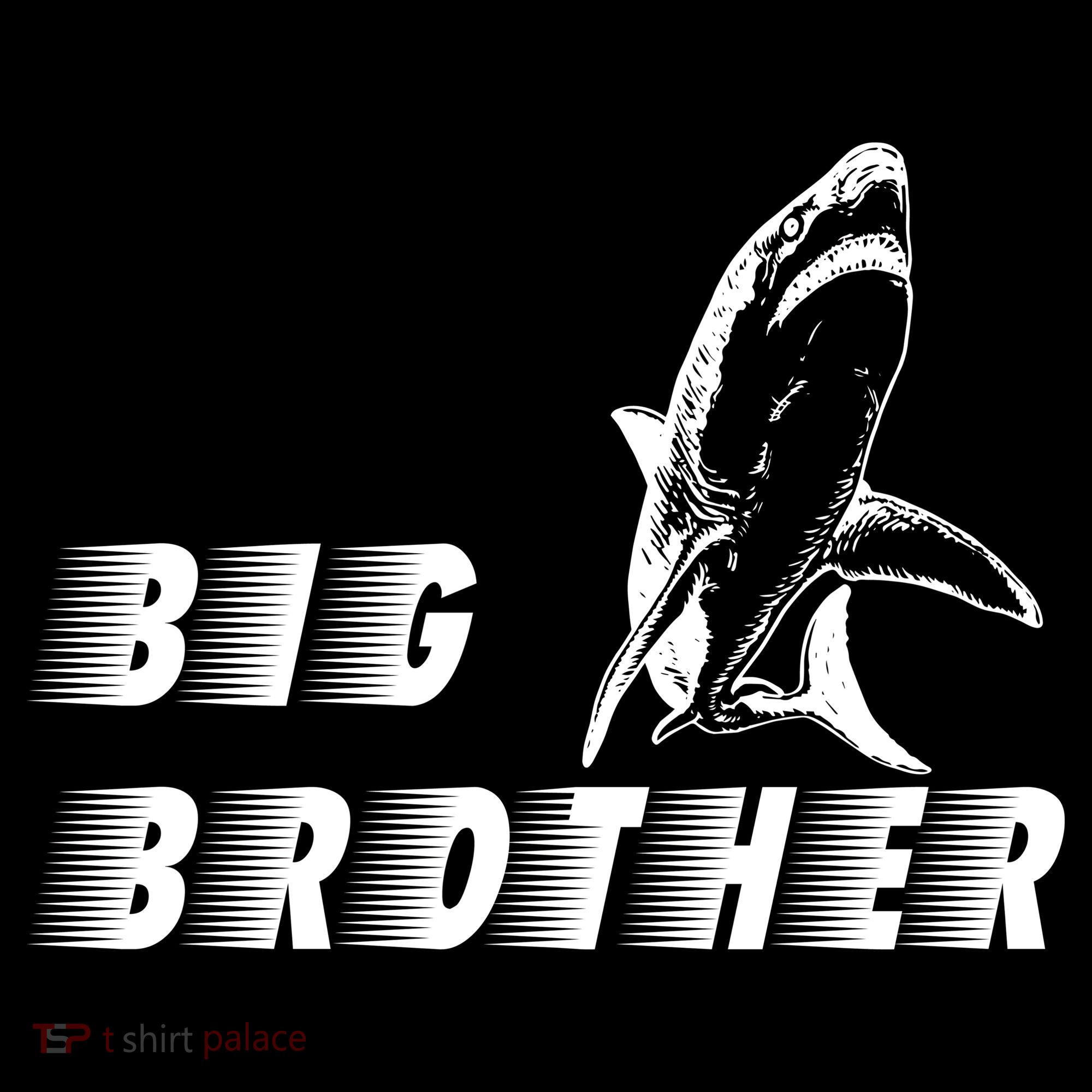 Big Brother Shark Funny Bro Ornament
