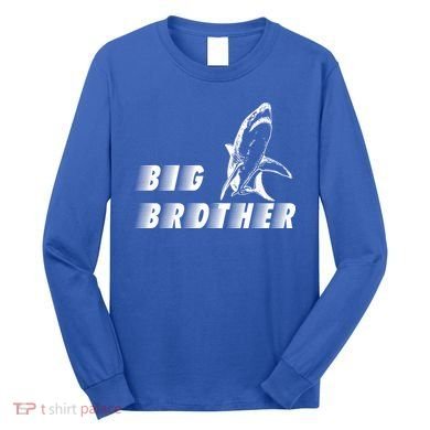 Big Brother Shark Funny Bro Long Sleeve Shirt