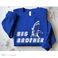Big Brother Shark Funny Bro Sweatshirt thumb 2