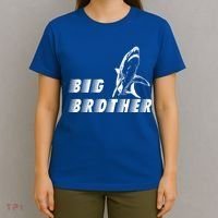 Big Brother Shark Funny Bro T-Shirt thumb 4