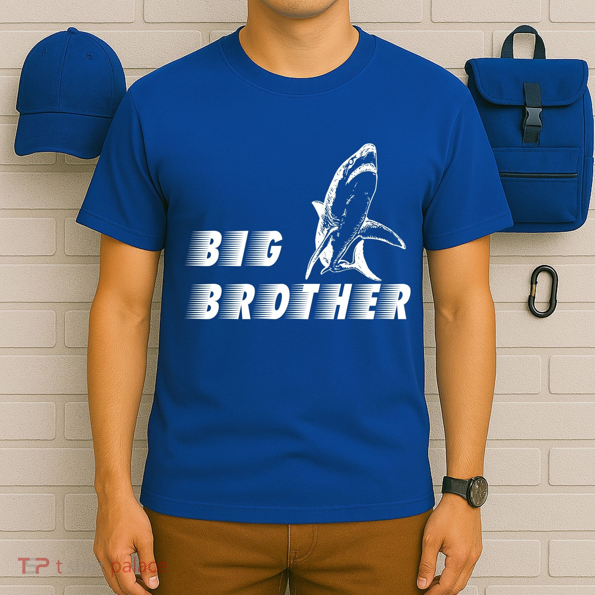 Big Brother Shark Funny Bro T-Shirt