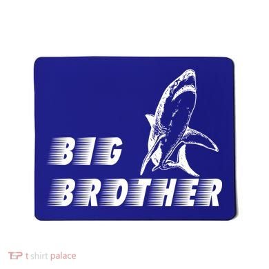 Big Brother Shark Funny Bro Mousepad