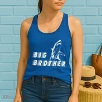 Big Brother Shark Funny Bro Women's Tank Top thumb 2