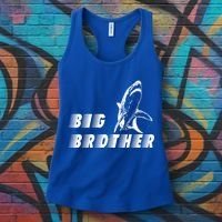Big Brother Shark Funny Bro Women's Tank Top thumb 3
