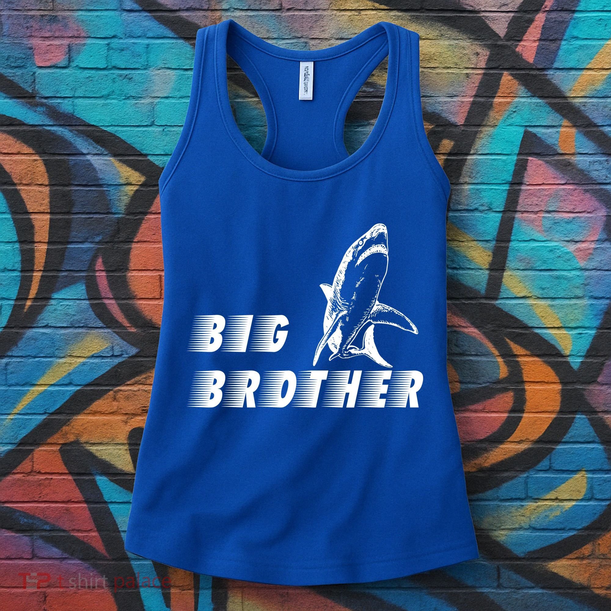 Big Brother Shark Funny Bro Women's Tank Top