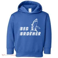 Big Brother Shark Funny Bro Toddler Hoodie thumb 0