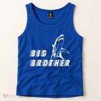 Big Brother Shark Funny Bro Tank Top thumb 2