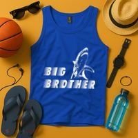 Big Brother Shark Funny Bro Tank Top thumb 4