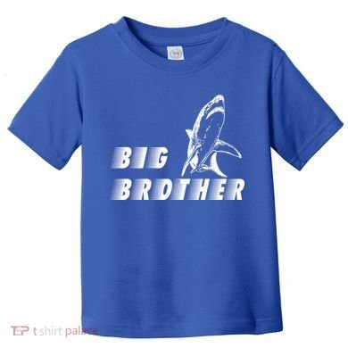 Big Brother Shark Funny Bro Toddler T-Shirt