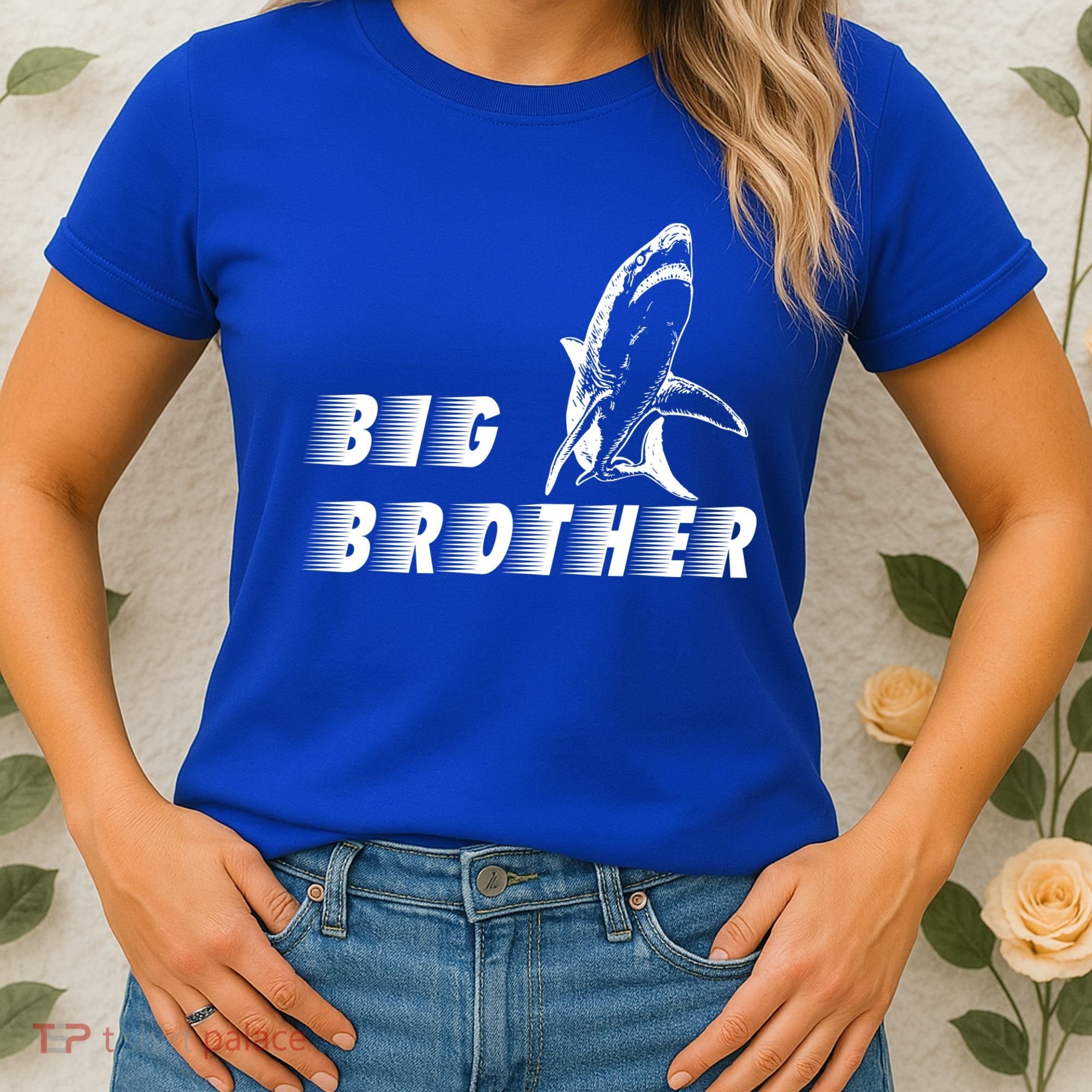 Big Brother Shark Funny Bro Women's T-Shirt