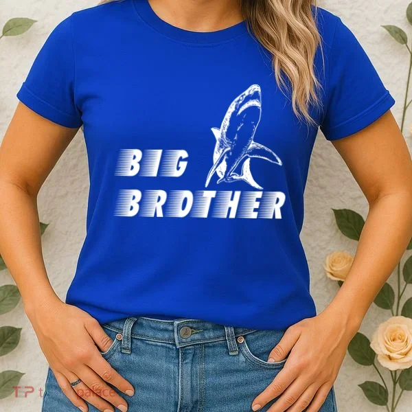 Big Brother Shark Funny Bro Women's T-Shirt