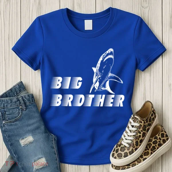 Big Brother Shark Funny Bro Women's T-Shirt