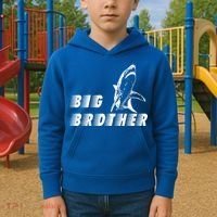 Big Brother Shark Funny Bro Kids Hoodie thumb 2